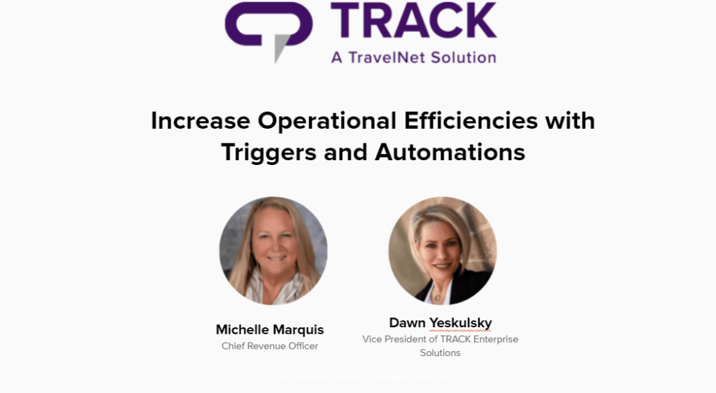 Track Webinar: Increase Operational Efficiencies With Track Triggers and Automations